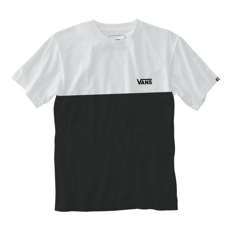 Vans MN COLORBLOCK TEE BLACK/WHITE 