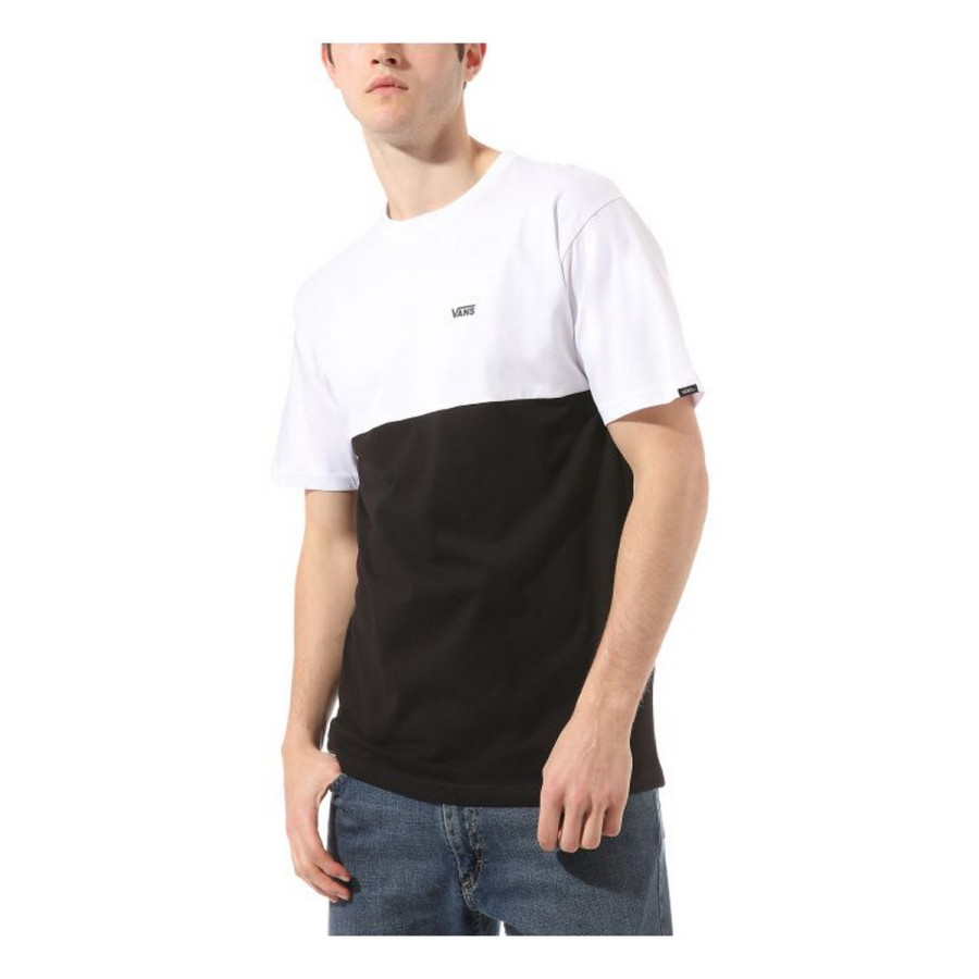 Vans MN COLORBLOCK TEE BLACK/WHITE 